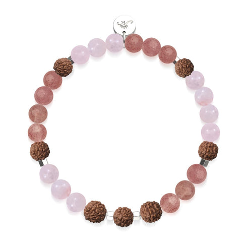 Mindfulness | Gemstone Rudraksha |  Mala Bracelet