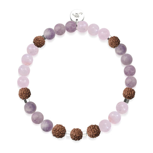 Namaste | Gemstone Rudraksha |  Mala Bracelet