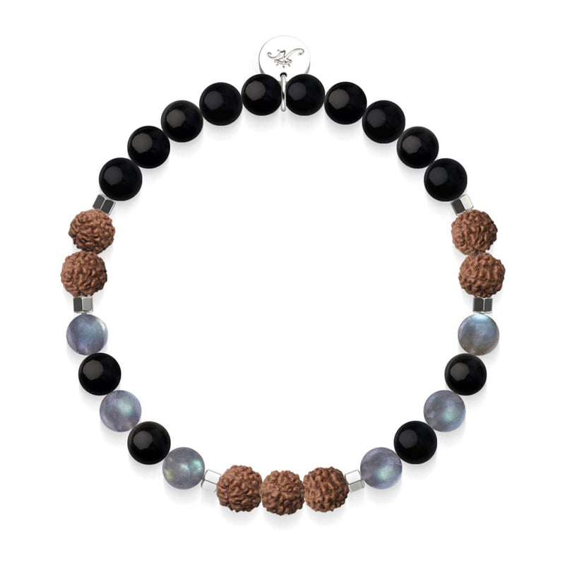 Sensei | Gemstone Rudraksha | Mala Bracelet