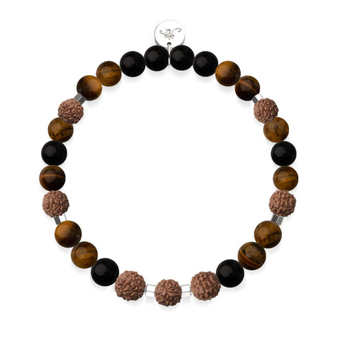 Shaman | Gemstone Rudraksha |  Mala Bracelet