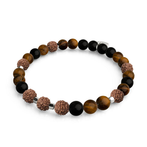 Shaman | Gemstone Rudraksha | Mala Bracelet