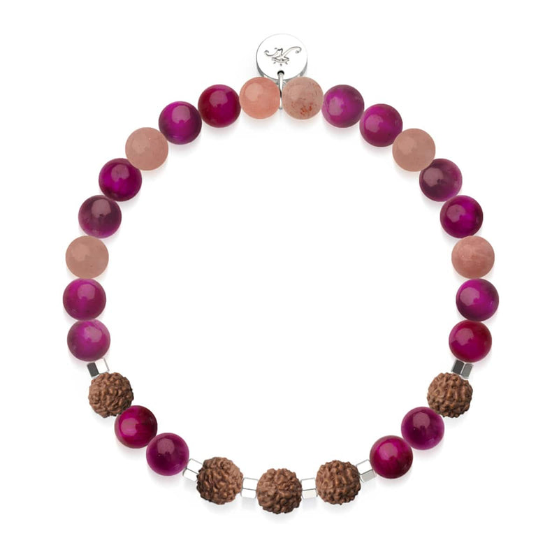 Solstice | Gemstone Rudraksha | Mala Bracelet