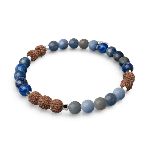 Tao | Gemstone Rudraksha | Mala Bracelet