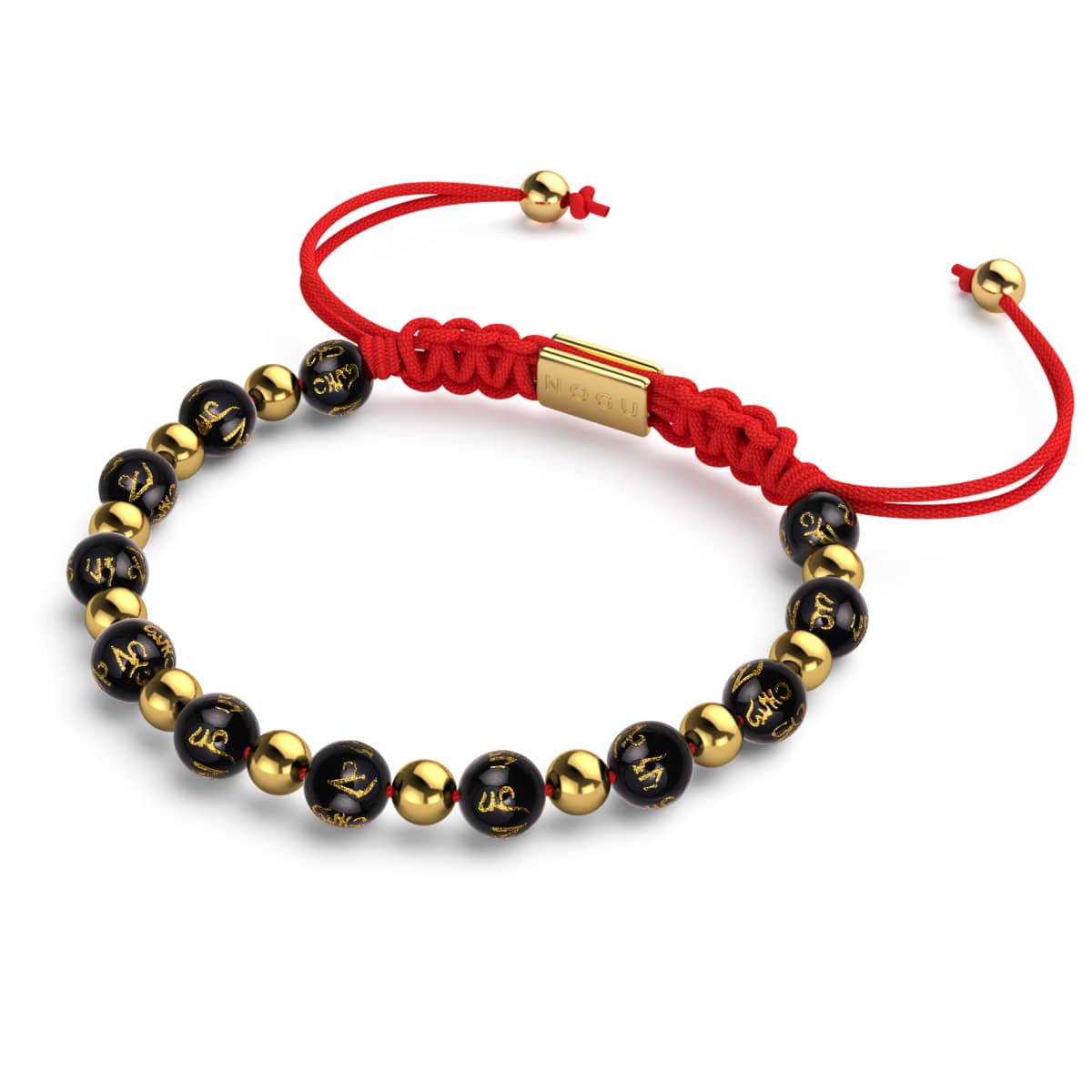 Tibetan Amulet | Mini Obsidian Mantra Bracelet