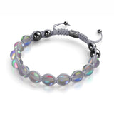 Grey | Gunmetal | Mermaid Glass Charmballa Bracelet