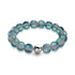 Grey | Silver | Mermaid Glass Statement Bracelet