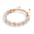 Peach | Gold | Mermaid Glass Charmballa Bracelet