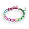 Spectrum | Rainbow White | Silver | Mermaid Glass Charmballa Bracelet