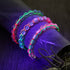 Spectrum | Rainbow White | Silver | Mermaid Glass Charmballa Bracelet