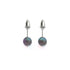 Grey | .925 Sterling Silver | Mermaid Glass Mini Stud Earrings