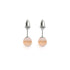 Peach | .925 Sterling Silver | Mermaid Glass Mini Stud Earrings