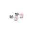 Pink | .925 Sterling Silver | Mermaid Glass Mini Stud Earrings