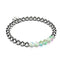 Emerald | Silver | Mermaid Glass Expression Bracelet