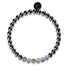 Grey | Gunmetal | Mermaid Glass Expression Bracelet