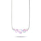 Lavender | .925 Sterling Silver | Mermaid Glass Infinity Clasp Necklace