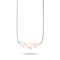 Peach | .925 Sterling Silver | Mermaid Glass Infinity Clasp Necklace