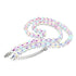 Rainbow White | Silver | Mermaid Glass Knotted Necklace