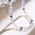 Rainbow White | Silver | Mermaid Glass Statement Necklace