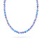 Unicorn Blue | Silver | Mermaid Glass Knotted Necklace