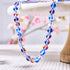 Unicorn Blue | Silver | Mermaid Glass Knotted Necklace
