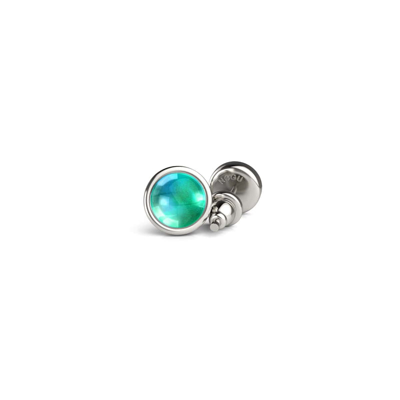 Chromata | 6mm Mood Stone Cabuchon Earrings