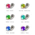 Chromata | 6mm Mood Stone Cabuchon Earrings