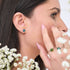 Chromata | 6mm Mood Stone Cabuchon Earrings
