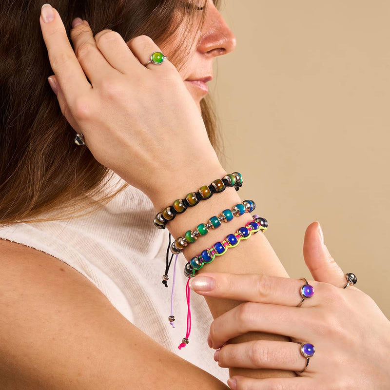 Chromata | Silver x Black | Mood Stone Charmballa