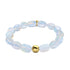 Opal Moonstone  x .925 Sterling Gold Vermeil | Pebble Bracelet