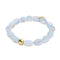 Opal Moonstone  x .925 Sterling Gold Vermeil | Pebble Bracelet