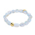 Opal Moonstone x .925 Sterling Gold Vermeil | Pebble Bracelet