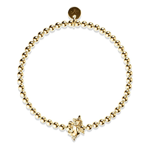 Pegasus | 18k Gold | Winged Unicorn Charm Bracelet