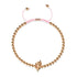 Pegasus | 18k Rose Gold | Winged Unicorn Macrame Charm Bracelet