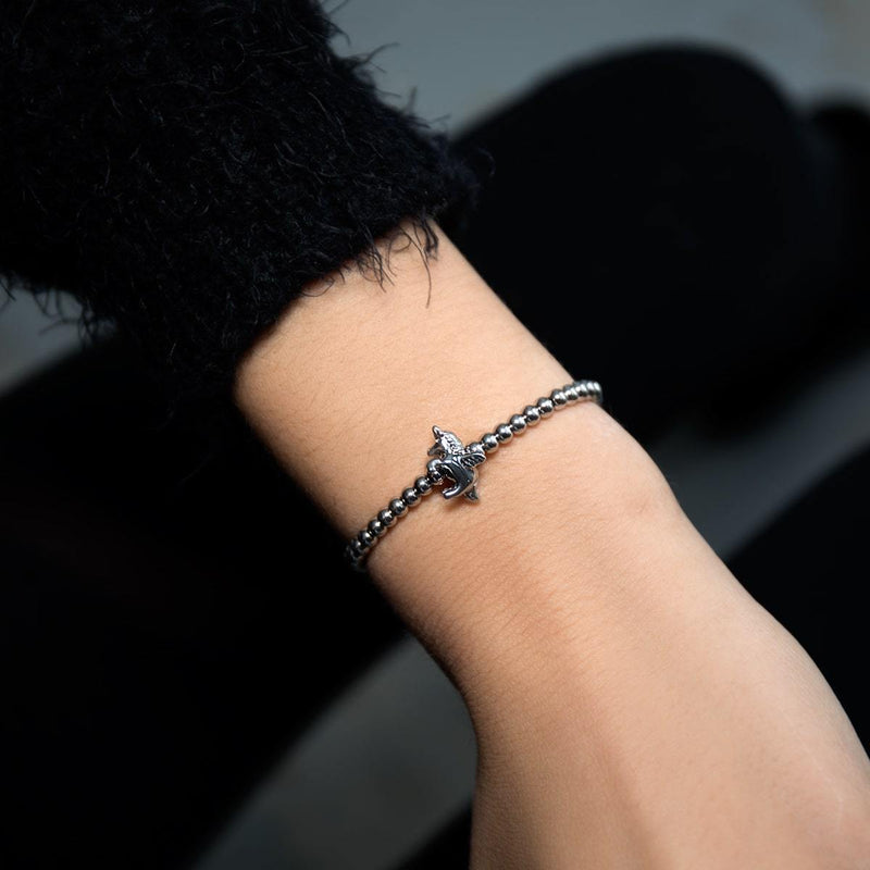 Pegasus | Silver | Winged Unicorn Charm Bracelet