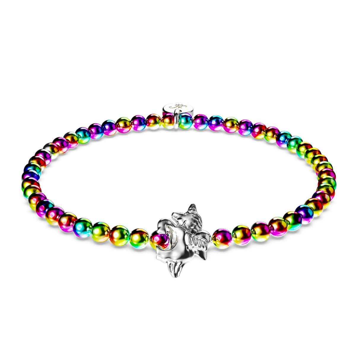 Pegasus | Unicorn Silver | Winged Unicorn Charm Bracelet