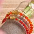 Mini Pixiu Feng Shui Bracelet | FIRE Element | Red Agate x 18k Gold