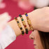 Mini Pixiu Feng Shui Bracelet | FIVE Elements | Chakra Agate x 18k Gold
