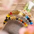 Mini Pixiu Feng Shui Bracelet | FIVE Elements | Chakra Agate x 18k Gold