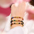 Mini Pixiu Feng Shui Bracelet | FIVE Elements | Chakra Agate x 18k Gold