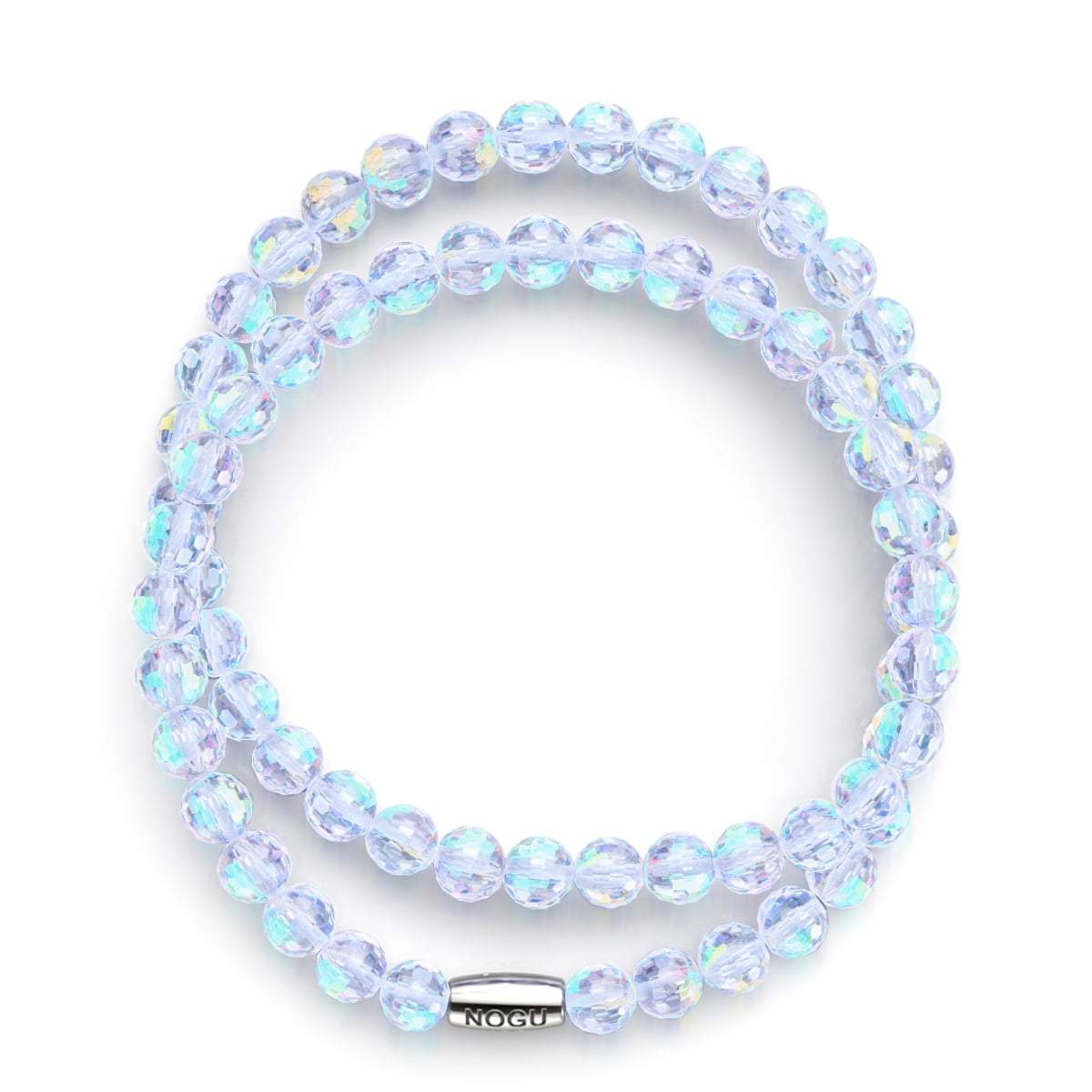 Rainbow White | .925 Sterling Silver | Prisma Wrap