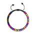 Sacred Geom | Rainbow Hematite | Gunmetal | Octahedron Bracelet