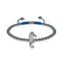 Reef | Unicorn Silver | Seahorse Macrame Charmballa Bracelet