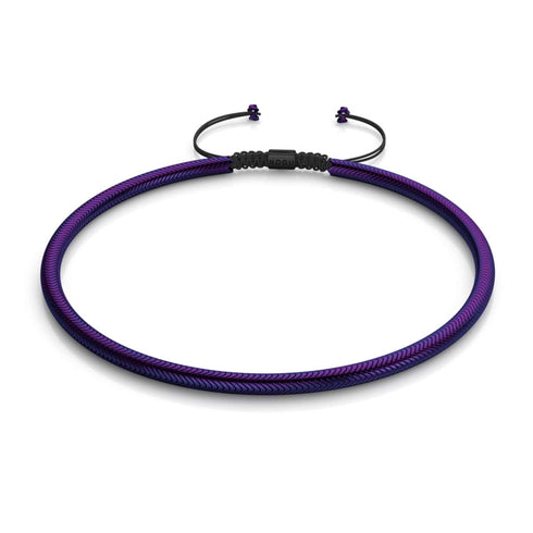 Serpentine | Heliotrope Hematite x Gunmetal | Double Wave Necklace