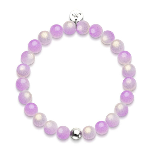 Lavender Fizz | Shimmer Glass Bracelet