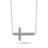 Blessed | .925 Sterling Silver | Crystal Cross Infinity Clasp Necklace