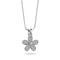 Flower Power | .925 Sterling Silver | Crystal Infinity Clasp Necklace