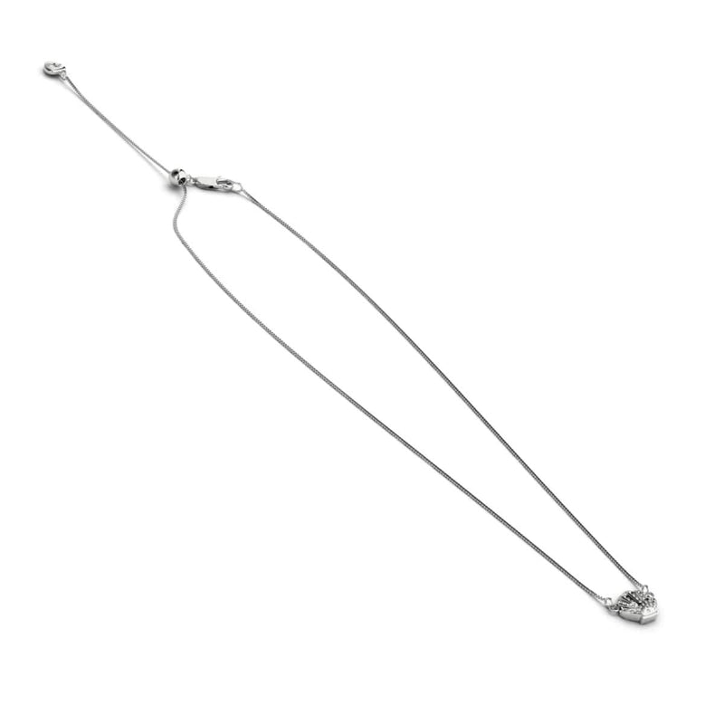 Playa | .925 Sterling Silver | Crystal Sea Shell Infinity Clasp Necklace