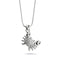 Tropic of Cancer | .925 Sterling Silver | Crystal Sea Crab Infinity Clasp Necklace
