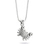 Tropic of Cancer | .925 Sterling Silver | Crystal Sea Crab Infinity Clasp Necklace