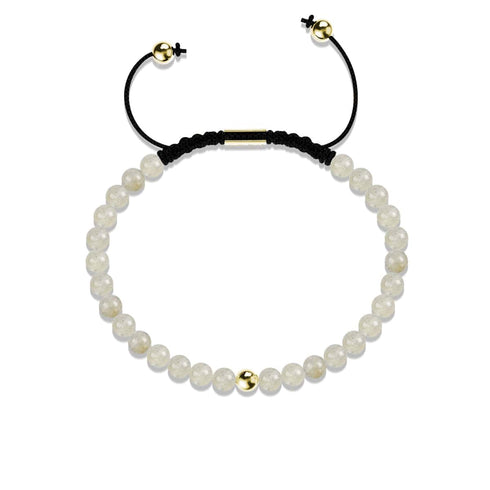 Labradorite | Gold Vermeil | Focus Gemstone Macrame Bracelet